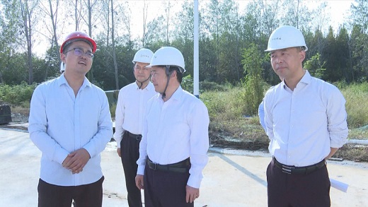 宿州市领导到兴元科技调研技改投资项目建设工作