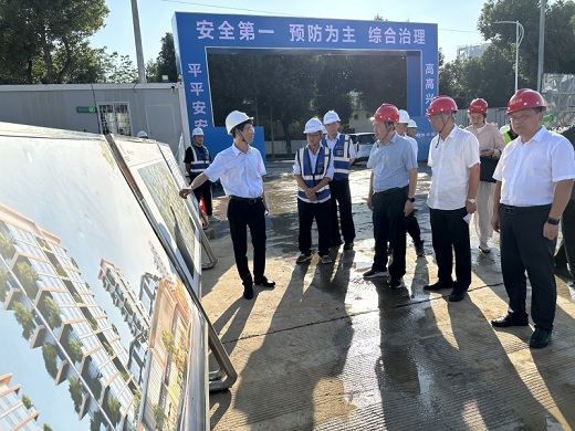 市领导调研弘宇地产“江山序”项目