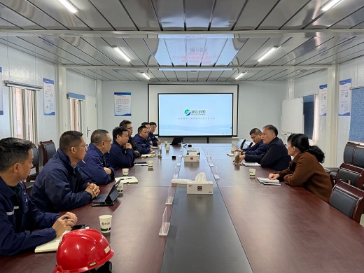 集团公司领导督导徽阳项目建设安全