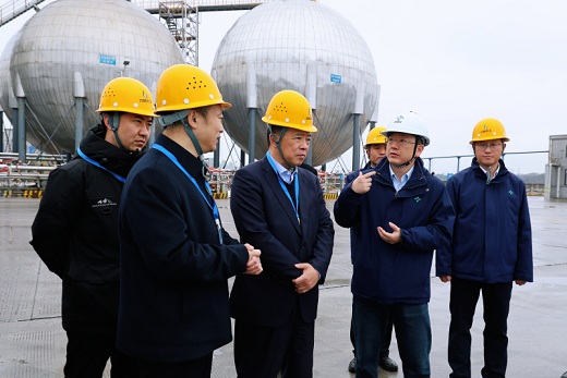 杨宏星来六国化工调研科技创新工作