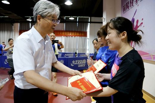 集团公司举办第十四届职工乒乓球比赛